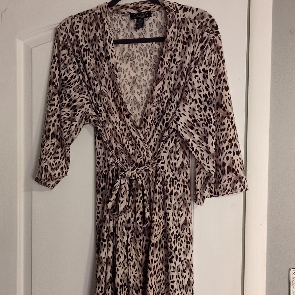 Rene Rofe Animal Print Women's Robe